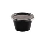 Plastic Portion cup 1oz with lids