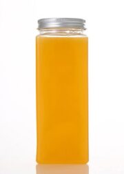 Clear Pet Cycli Bottle with Aluminum Lids 500ML