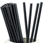 Paper Straw Black 8mm