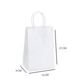 A6 Twisted Handle Kraft Paper Bag - Image 4